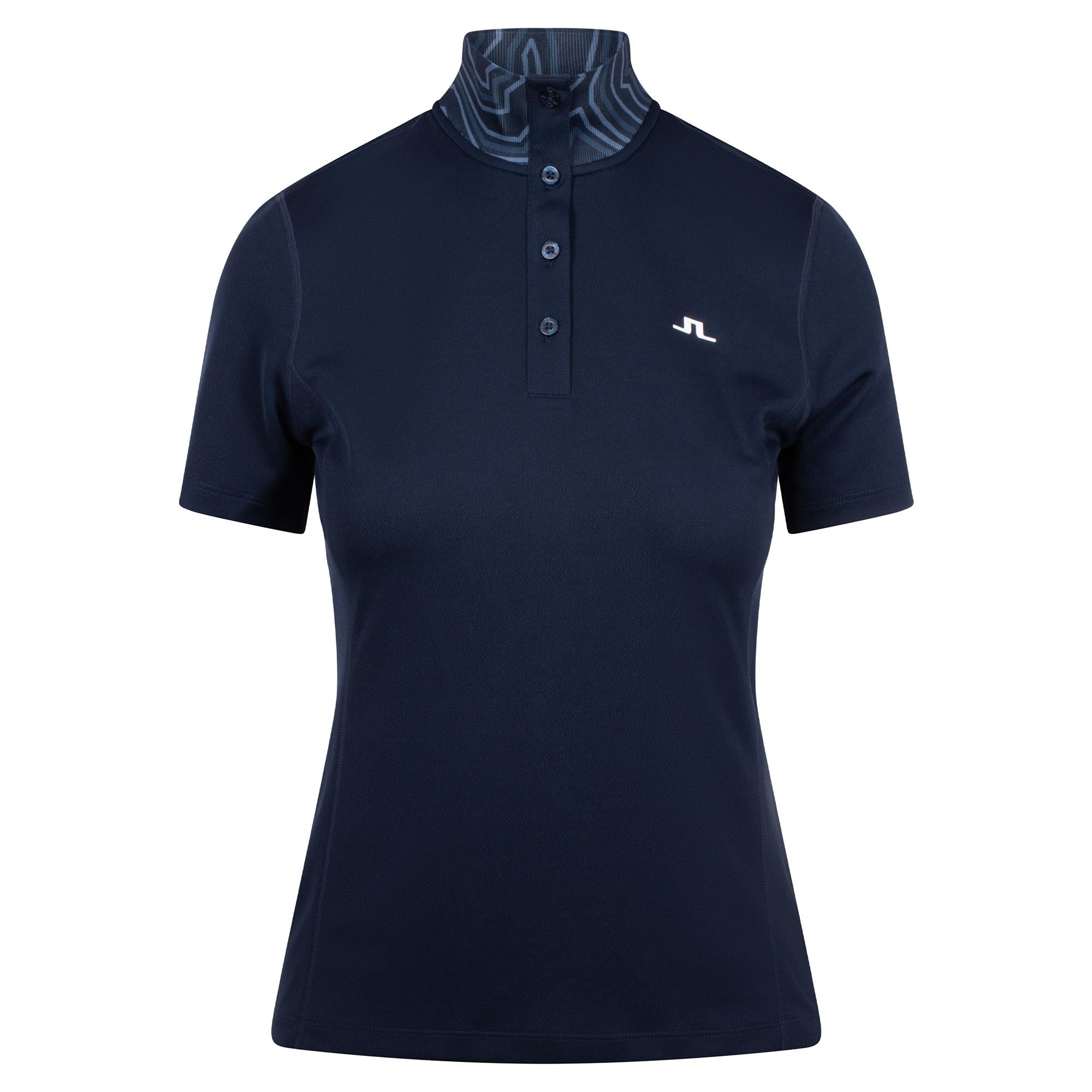 J Lindeberg Piper Ladies Golf Polo Shirt Navy